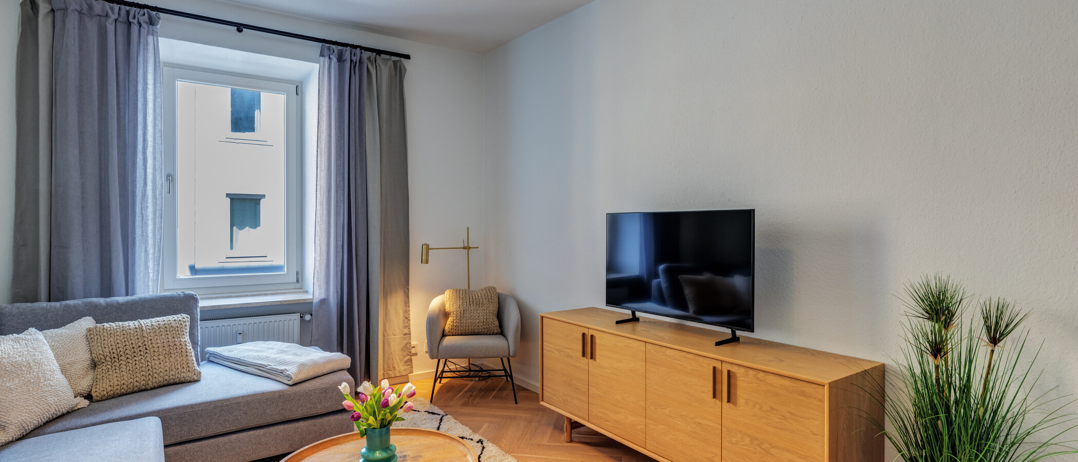 Wohnung München Glockenbachviertel 02 Wohnzimmer 14833