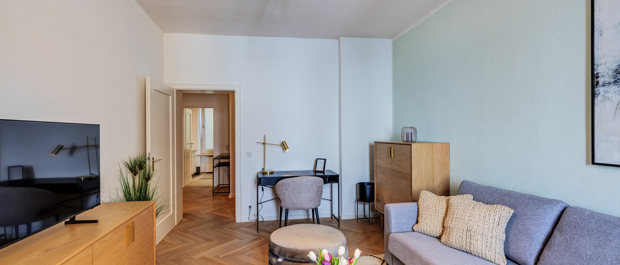 Wohnung München Glockenbachviertel 03 Wohnzimmer 14833