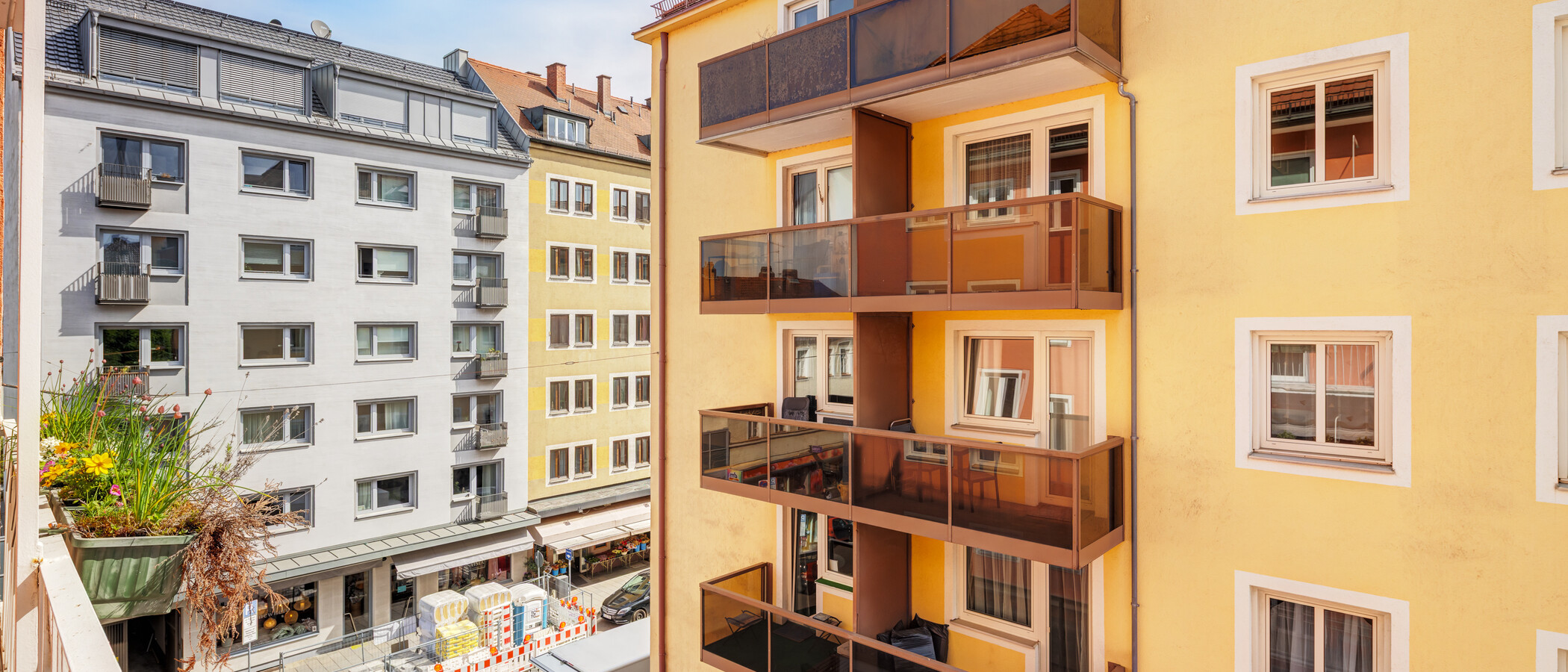 Wohnung München Schwabing (links der Leopoldstraße) 02 Aussicht 14839
