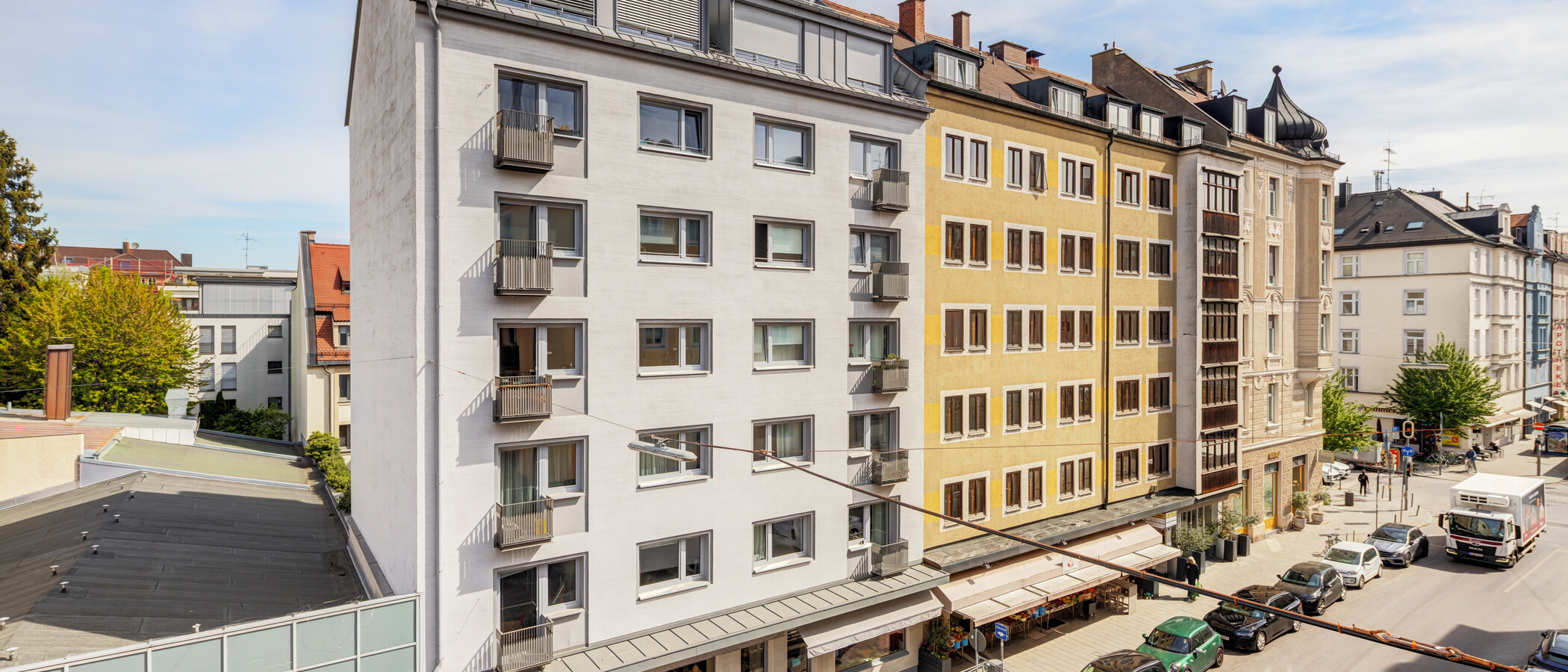 Wohnung München Schwabing (links der Leopoldstraße) 04 Aussicht 14839