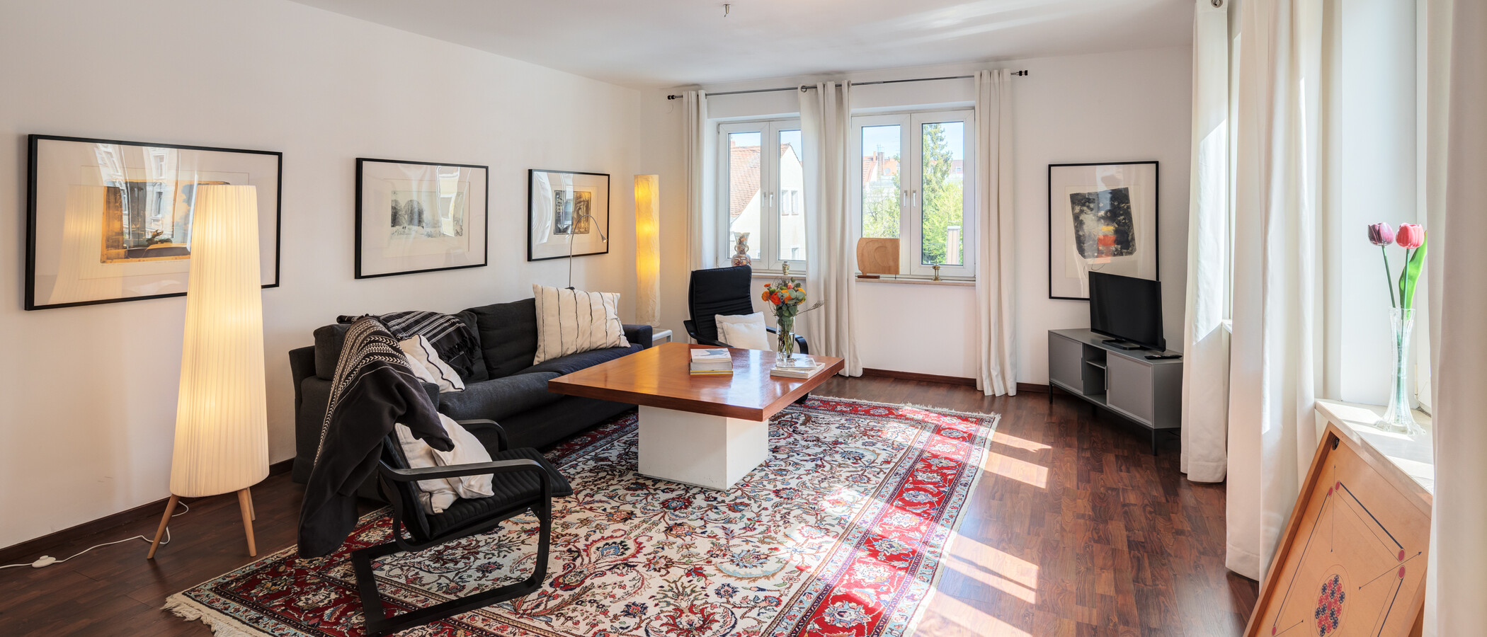 Wohnung München Schwabing (links der Leopoldstraße) 02 Wohnzimmer 14839