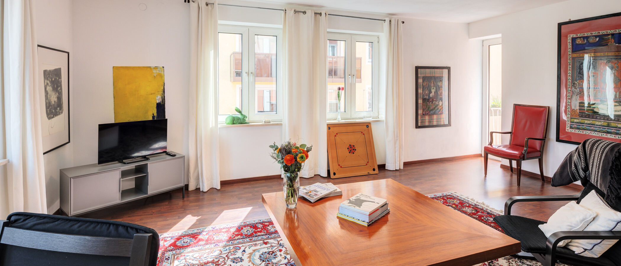 Wohnung München Schwabing (links der Leopoldstraße) 03 Wohnzimmer 14839