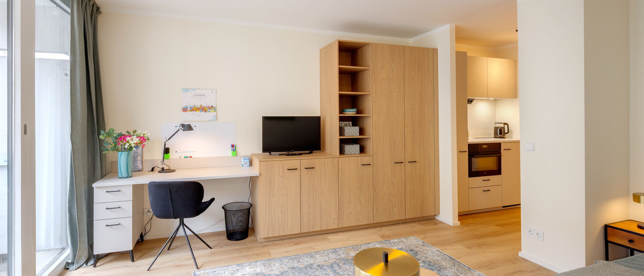 Wohnung München Maxvorstadt - Universitätsviertel 02 Wohnbereich 14844