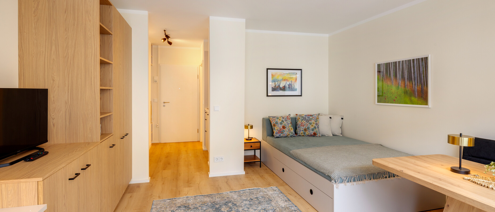 Wohnung München Maxvorstadt - Universitätsviertel 04 Wohnbereich 14844