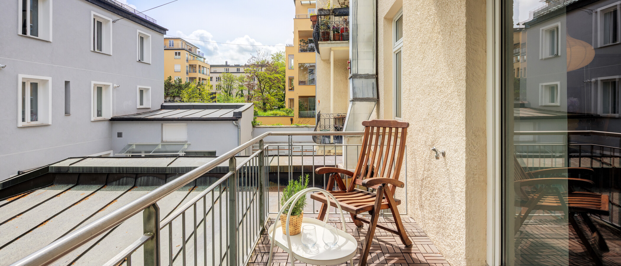 Wohnung München Glockenbachviertel 03 Balkon 14849