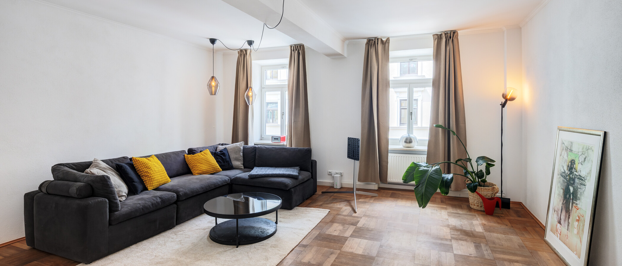 Wohnung München Glockenbachviertel 01 Wohnzimmer 14849