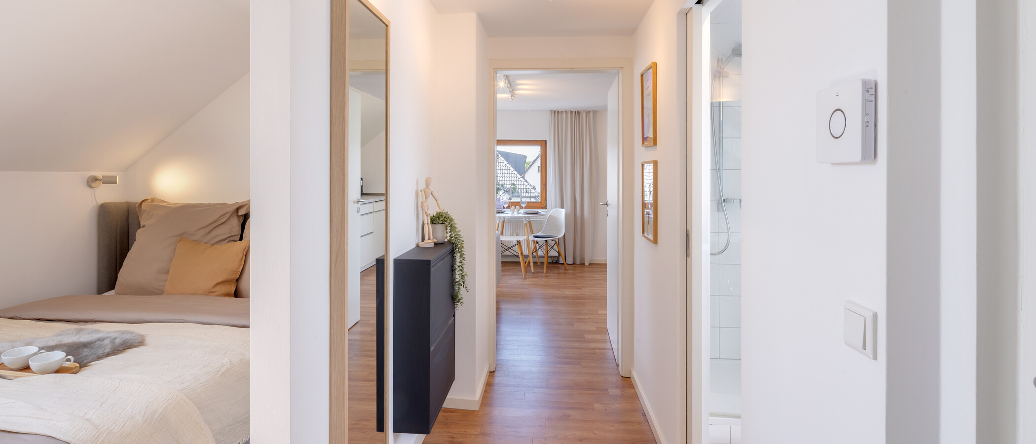 Dachgeschosswohnung München Daglfing 01 Flur/Gang 14852