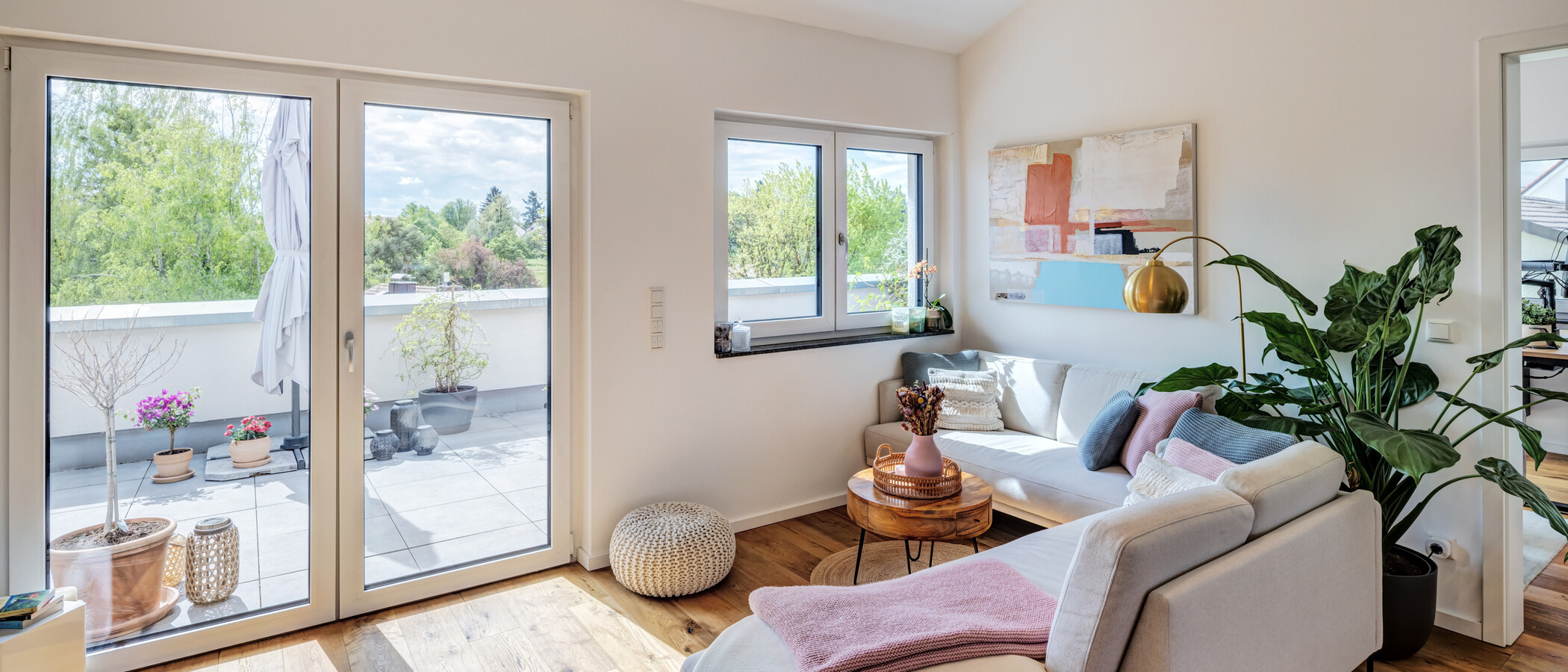 Dachterrassenwohnung Planegg 01 Wohnbereich 14854
