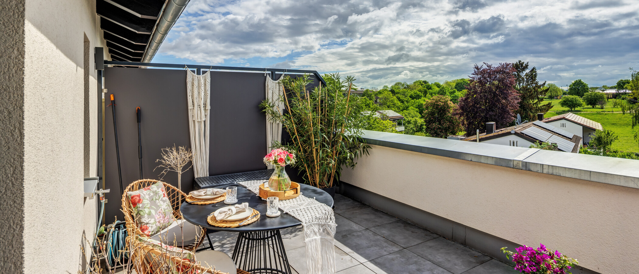 Dachterrassenwohnung Planegg 02 Dachterrasse 14854