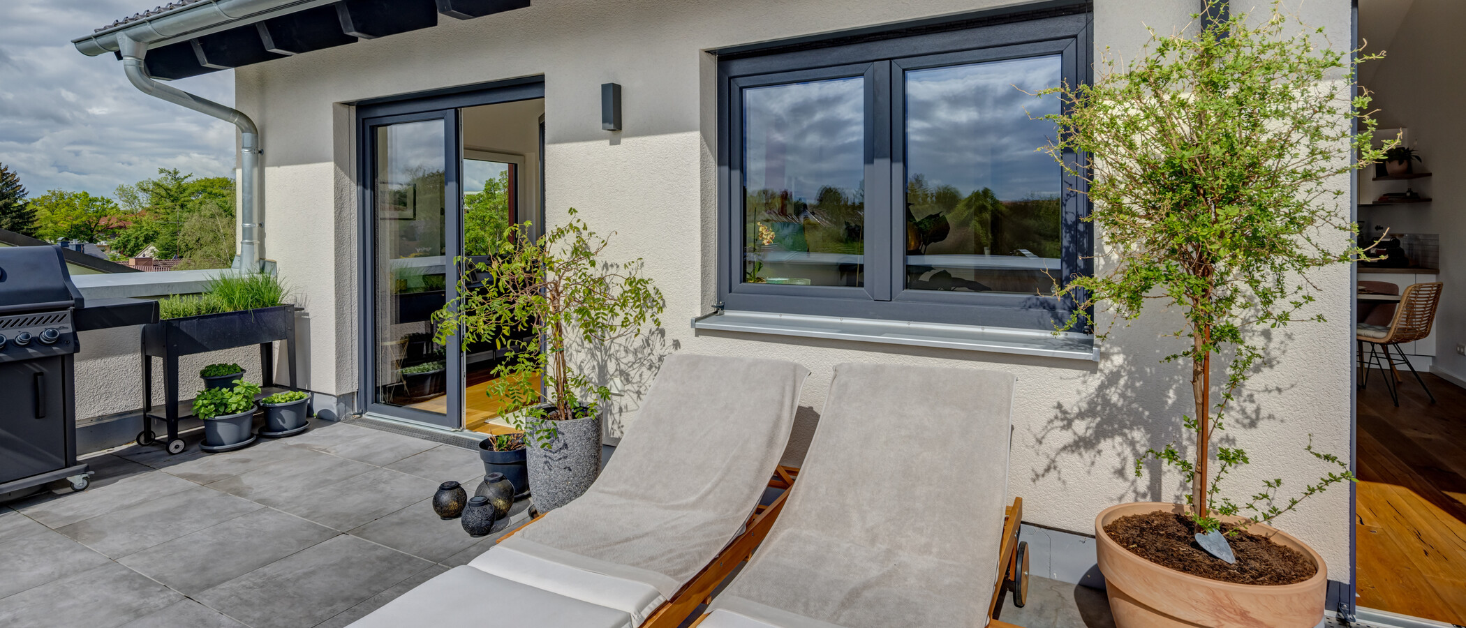 Dachterrassenwohnung Planegg 04 Dachterrasse 14854