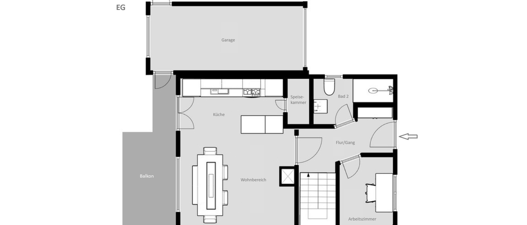 Doppelhaushälfte Wörthsee 01 Grundriss 14865