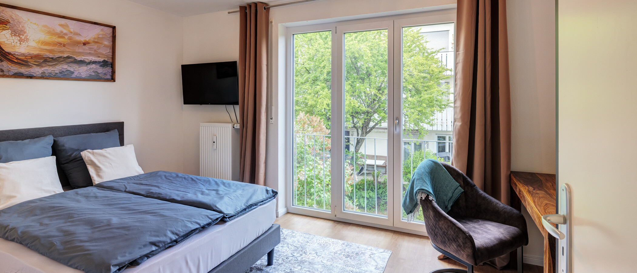 Wohnung München Perlach 01 2. Schlafzimmer	 14868