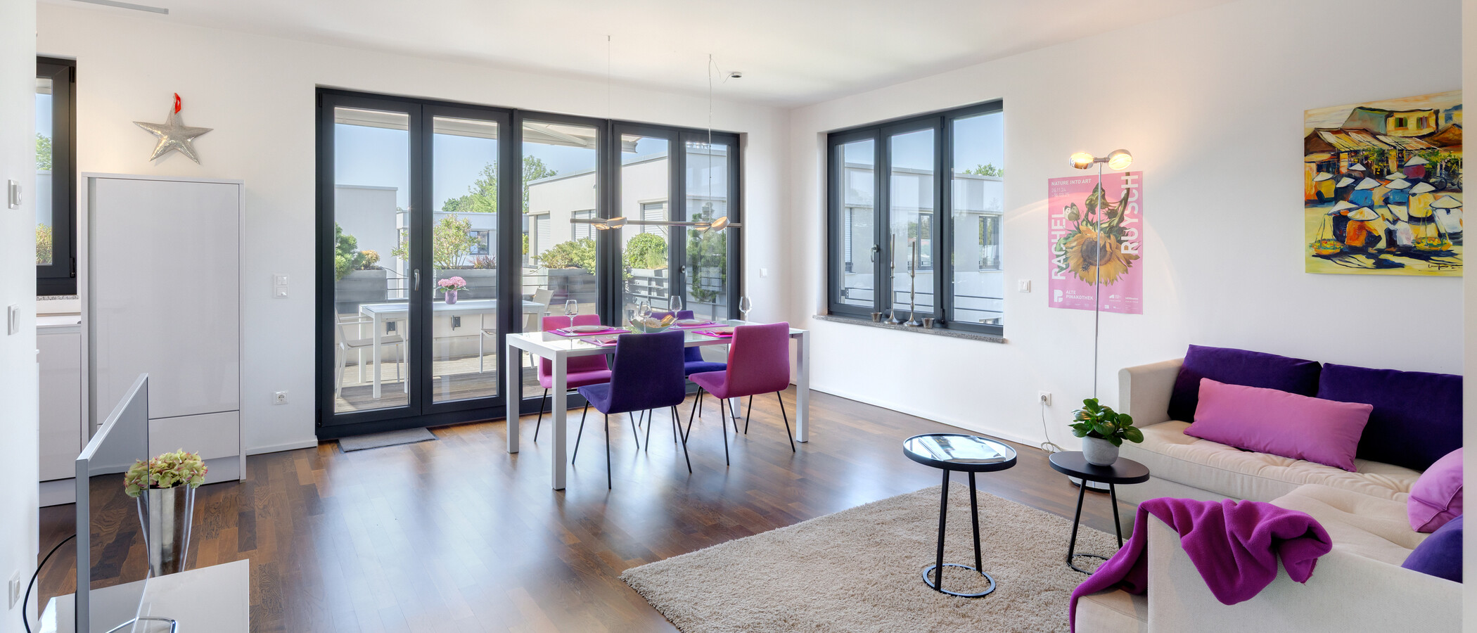 Dachterrassenwohnung München Altbogenhausen 01 Wohnbereich 14872