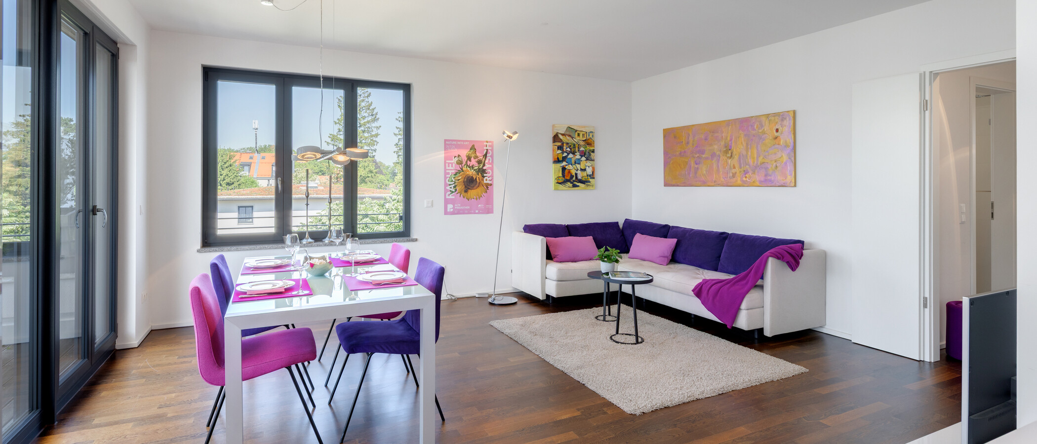 Dachterrassenwohnung München Altbogenhausen 02 Wohnbereich 14872