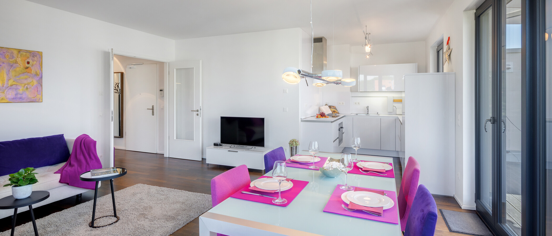 Dachterrassenwohnung München Altbogenhausen 03 Wohnbereich 14872