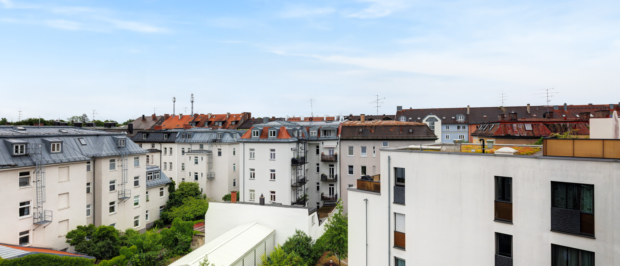 Dachterrassenwohnung München Sendling 01 Aussicht 14873