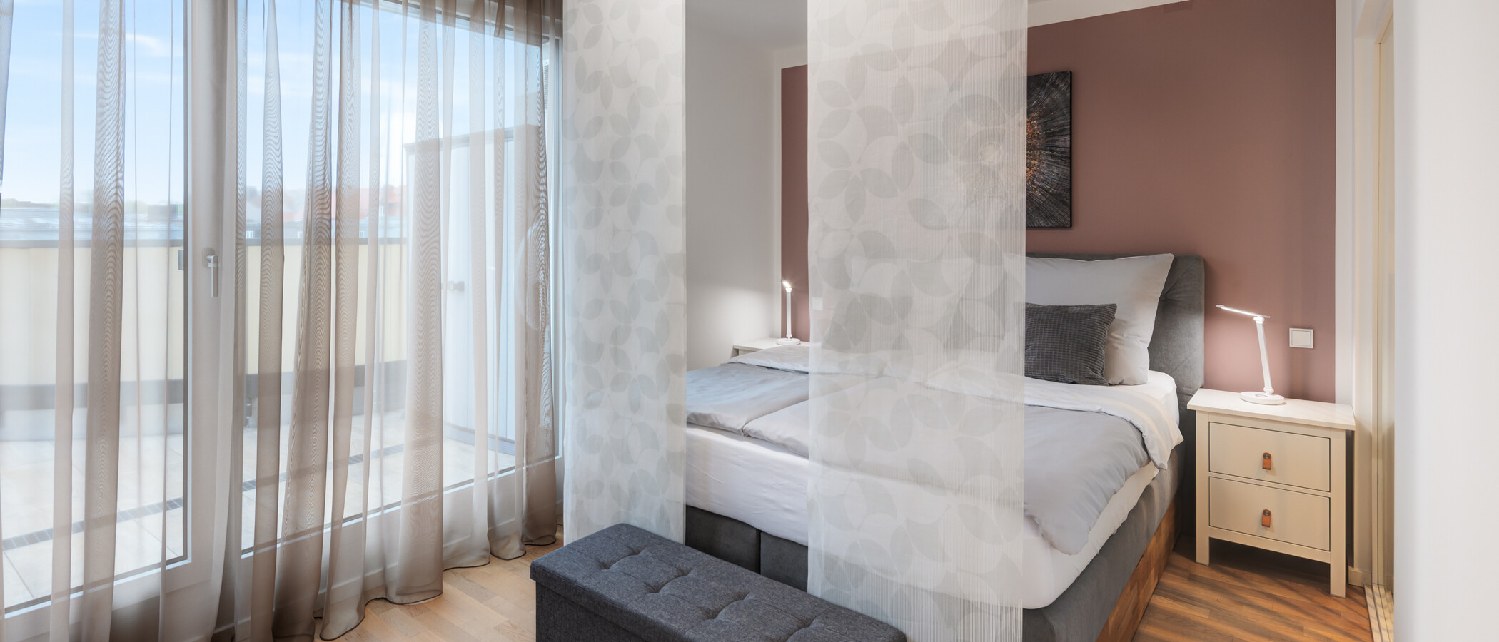 Dachterrassenwohnung München Sendling 01 Schlafzimmer 14873