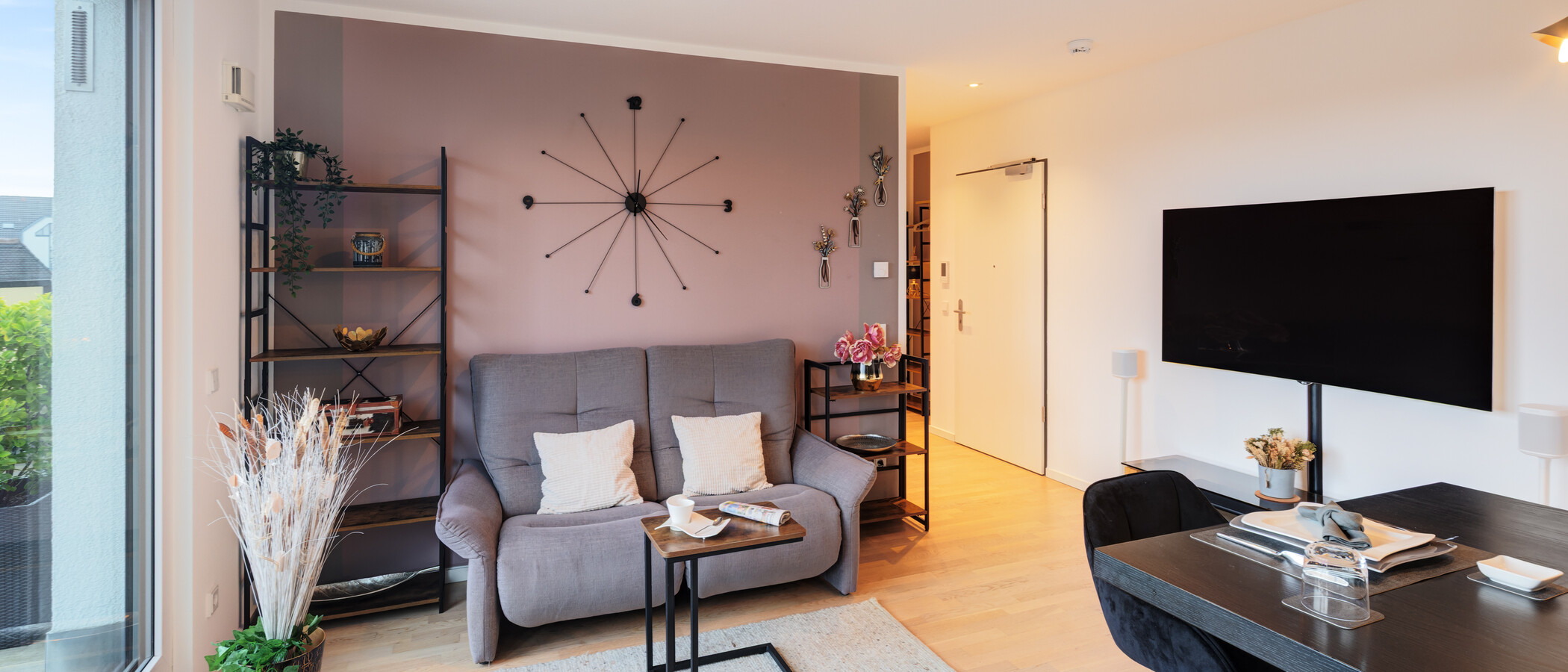 Dachterrassenwohnung München Sendling 02 Wohnbereich 14873