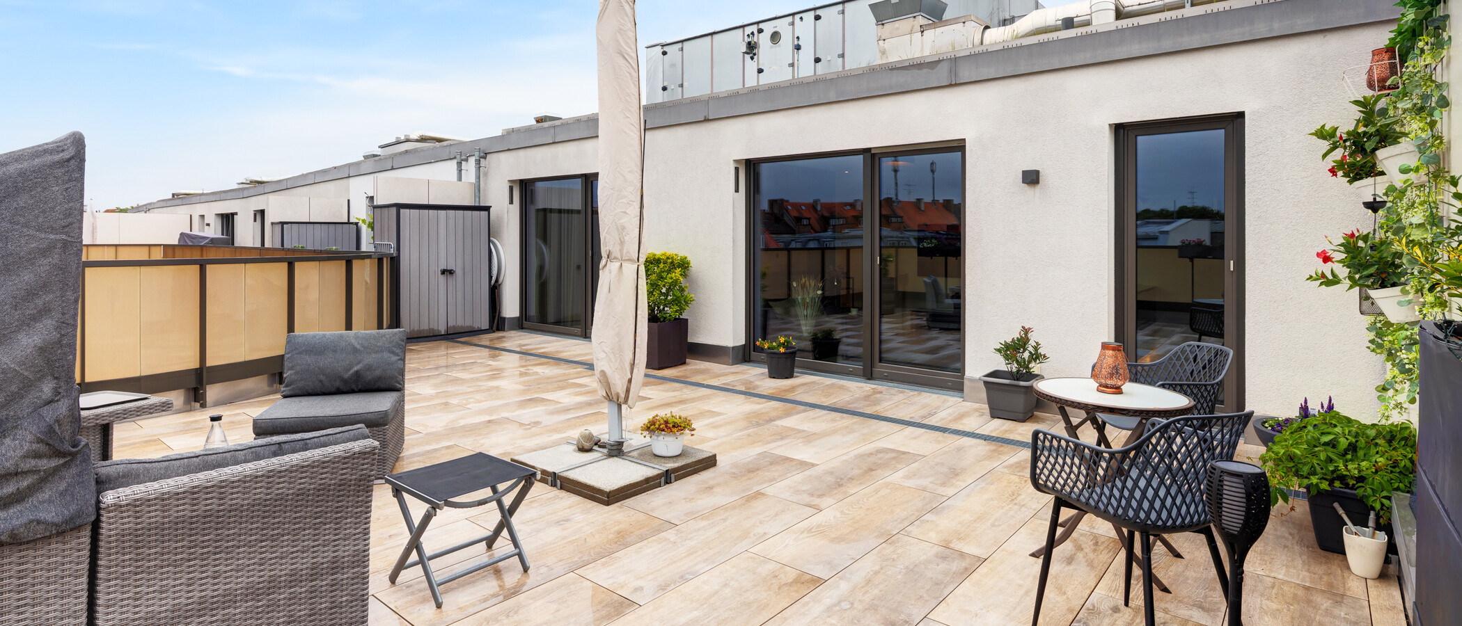 Dachterrassenwohnung München Sendling 04 Dachterrasse 14873