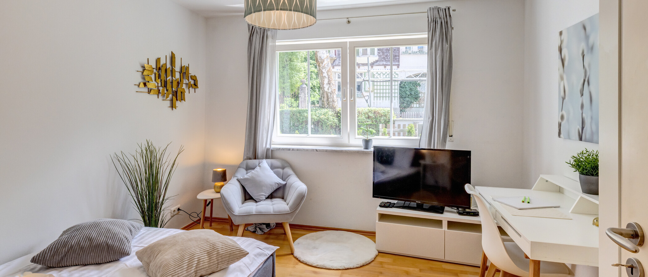 Gartenwohnung München Pasing 01 Schlafzimmer 14874