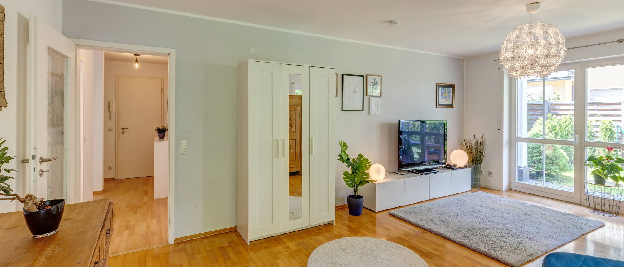Gartenwohnung München Pasing 03 Wohnbereich 14874