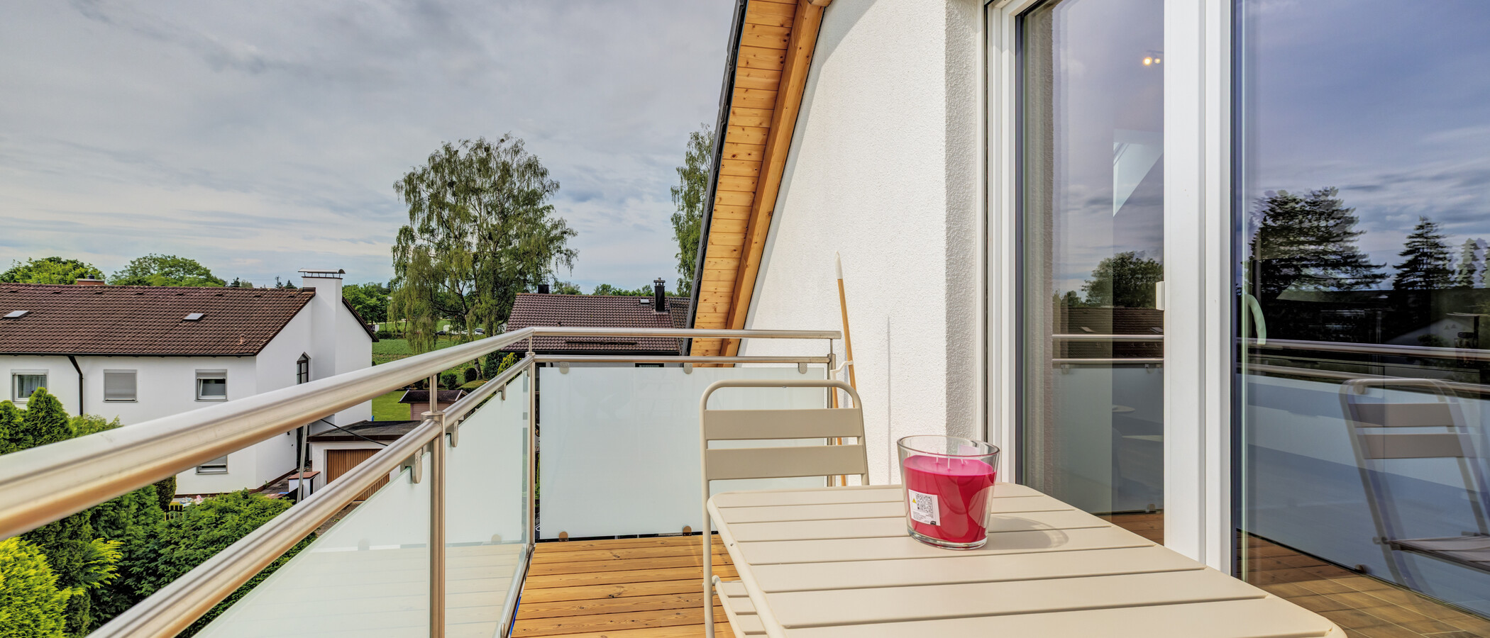 Dachgeschosswohnung München Trudering 02 Balkon 14876