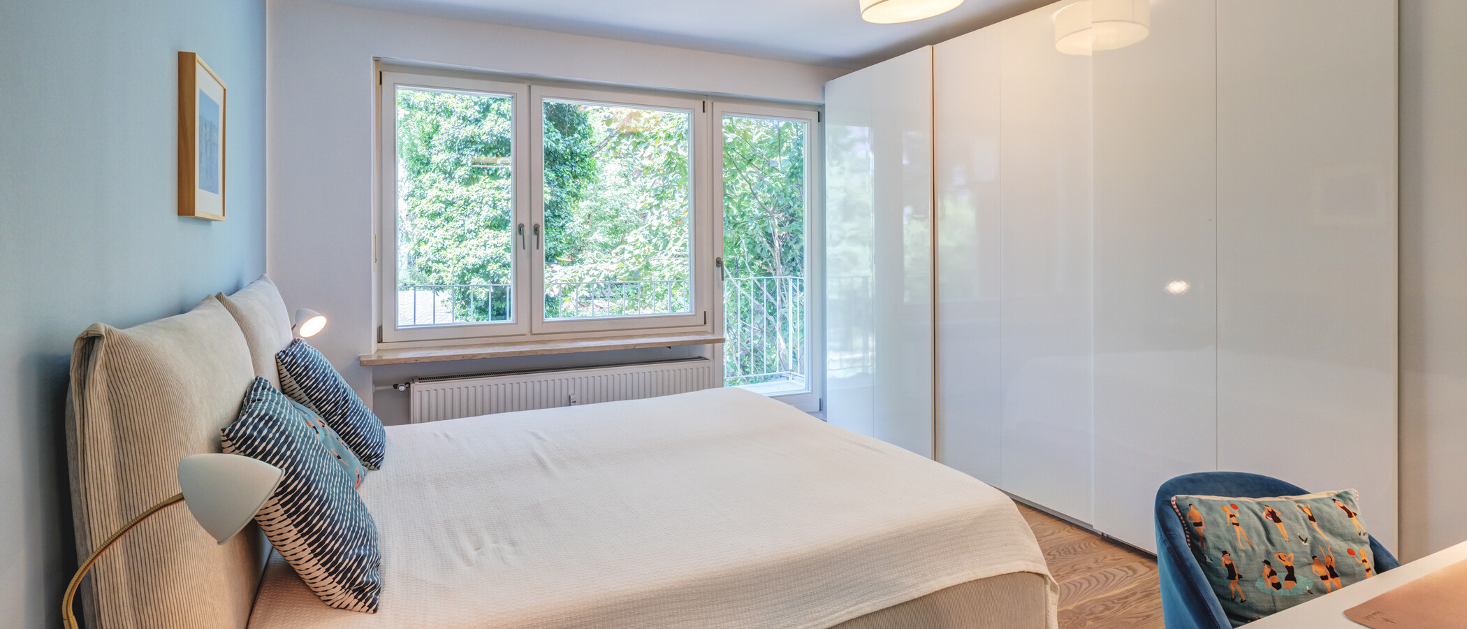 Wohnung München Nymphenburg 01 1. Schlafzimmer 14877