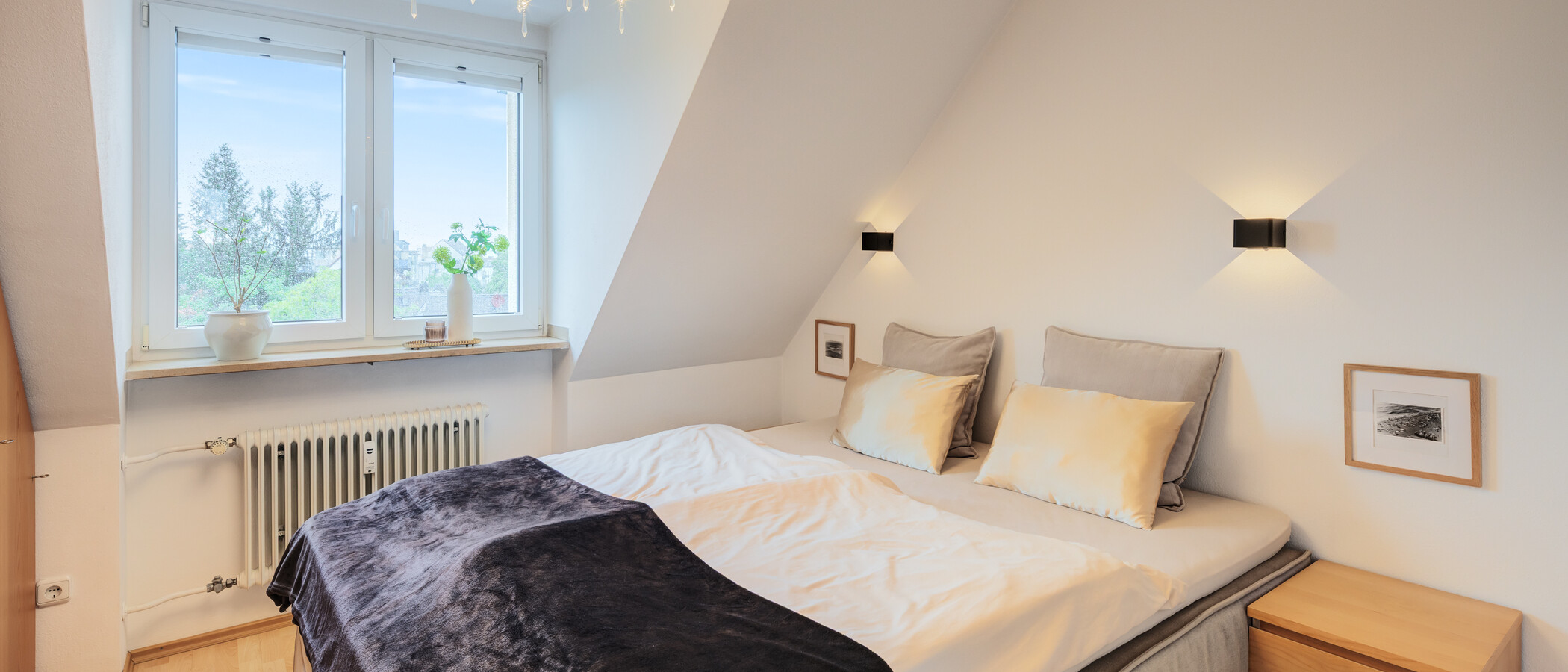 Dachgeschosswohnung München Sendling-Westpark 01 Schlafzimmer 14882