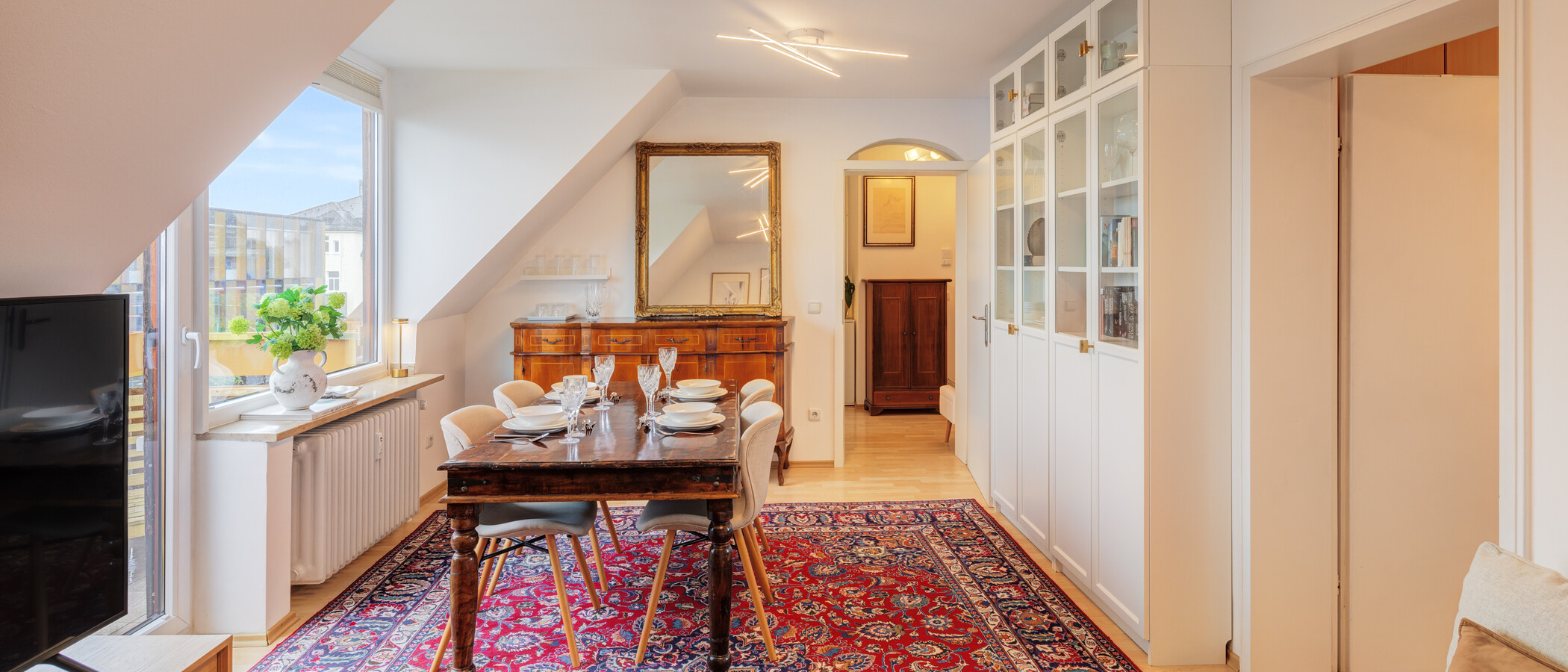 Dachgeschosswohnung München Sendling-Westpark 03 Wohnbereich 14882
