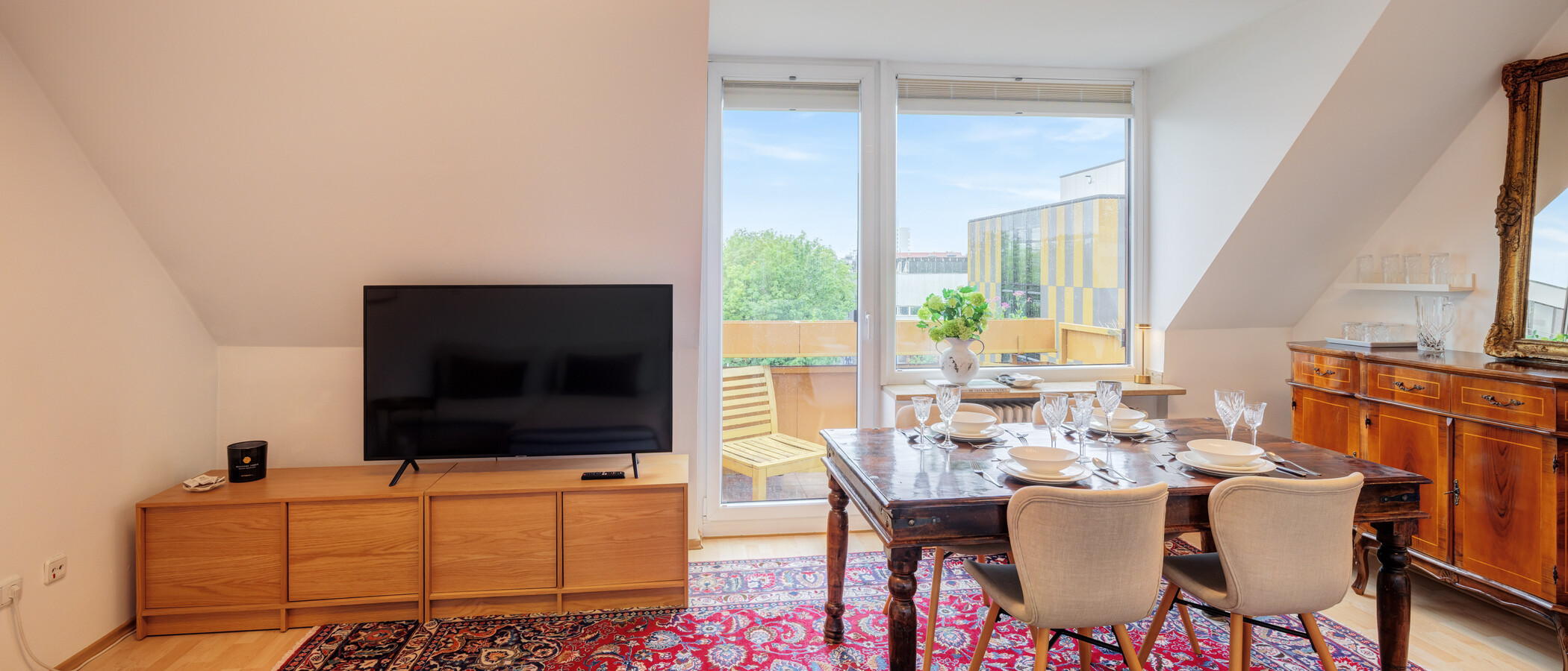 Dachgeschosswohnung München Sendling-Westpark 04 Wohnbereich 14882