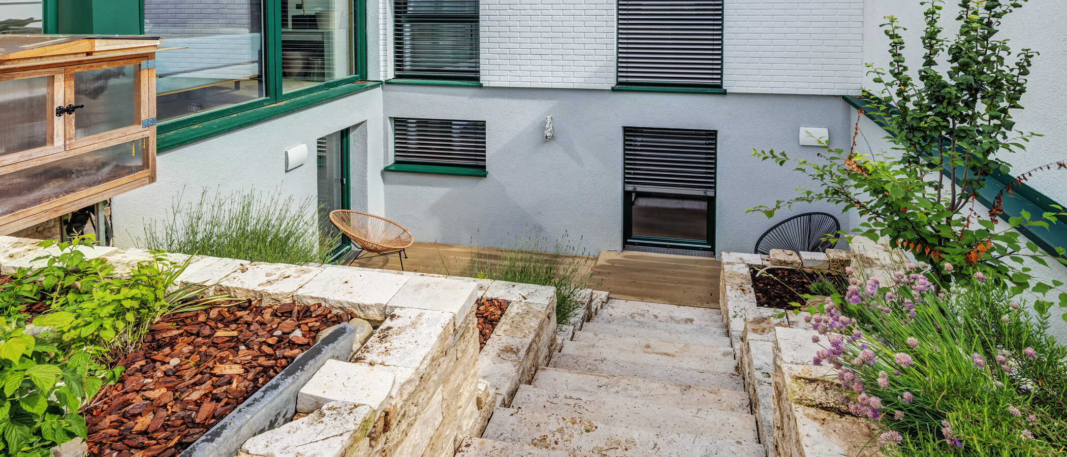 Bungalow Ottobrunn 01 2. Terrasse 14886