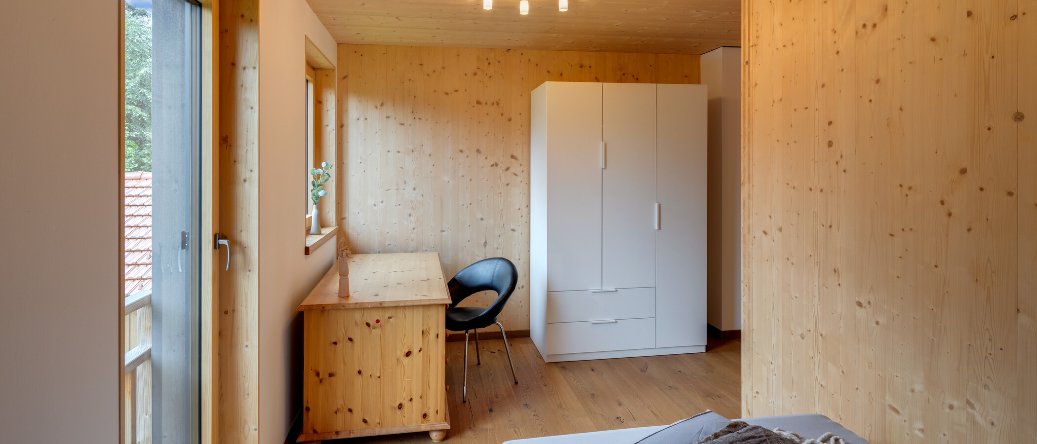 Einfamilienhaus Miesbach 02 2. Schlafzimmer	 14887