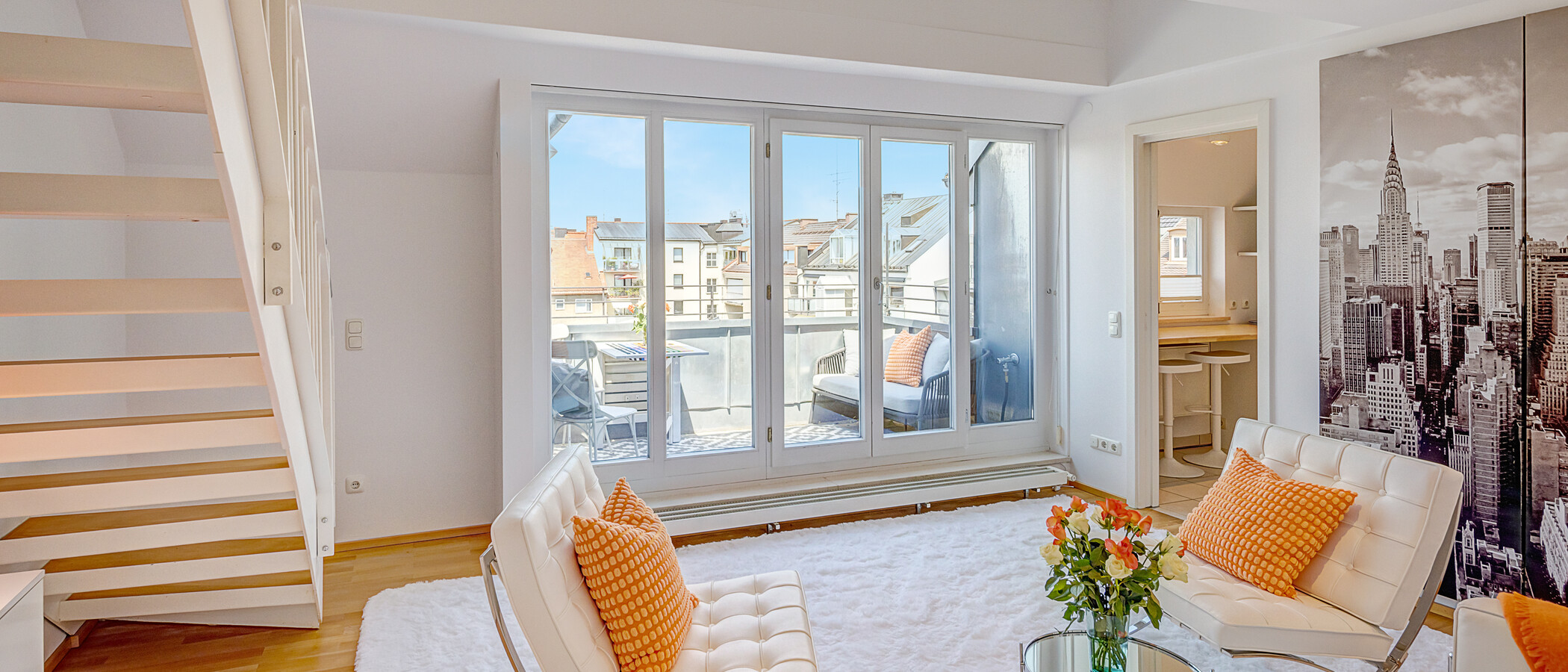 Galeriewohnung München Maxvorstadt 01 Wohnbereich 14890