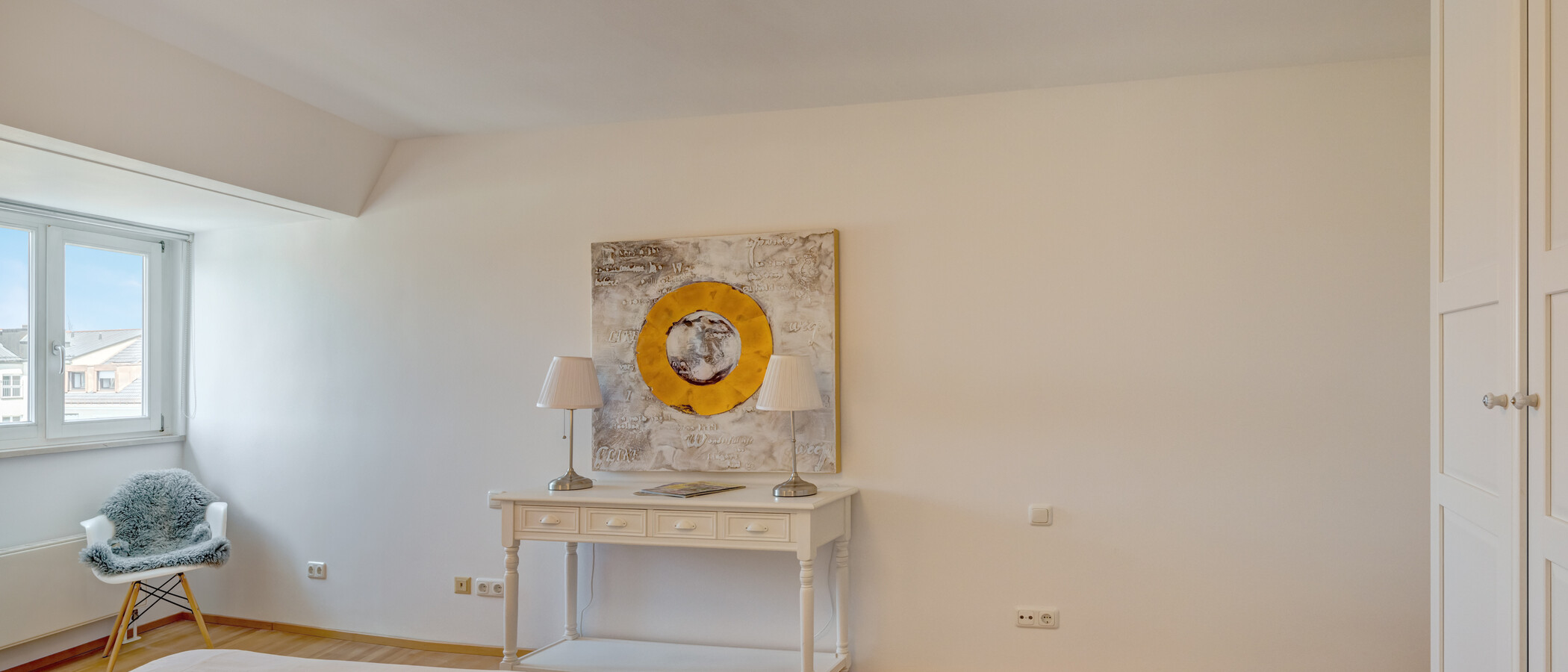 Galeriewohnung München Maxvorstadt 02 1. Schlafzimmer 14890