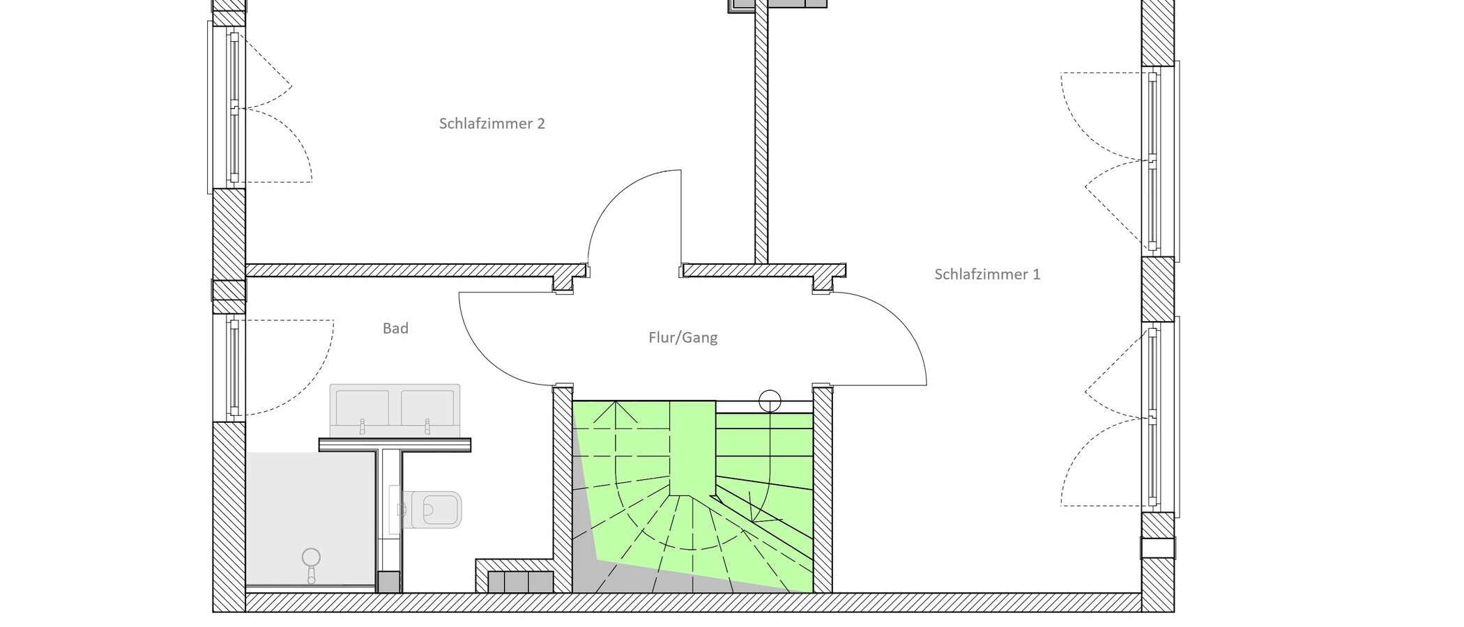 Reihenmittelhaus München Untermenzing 02 Grundriss 14892