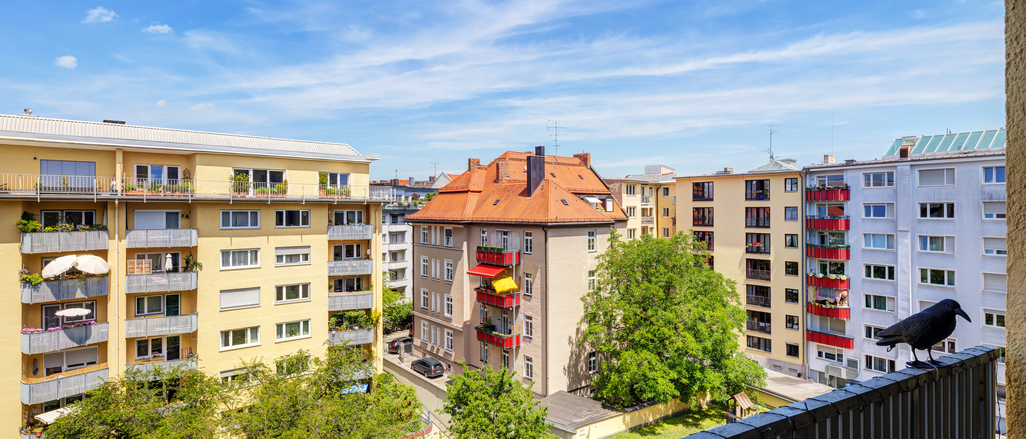 Wohnung München Schwabing-West (rund um den Hohenzollernplatz) 03 Aussicht 14895
