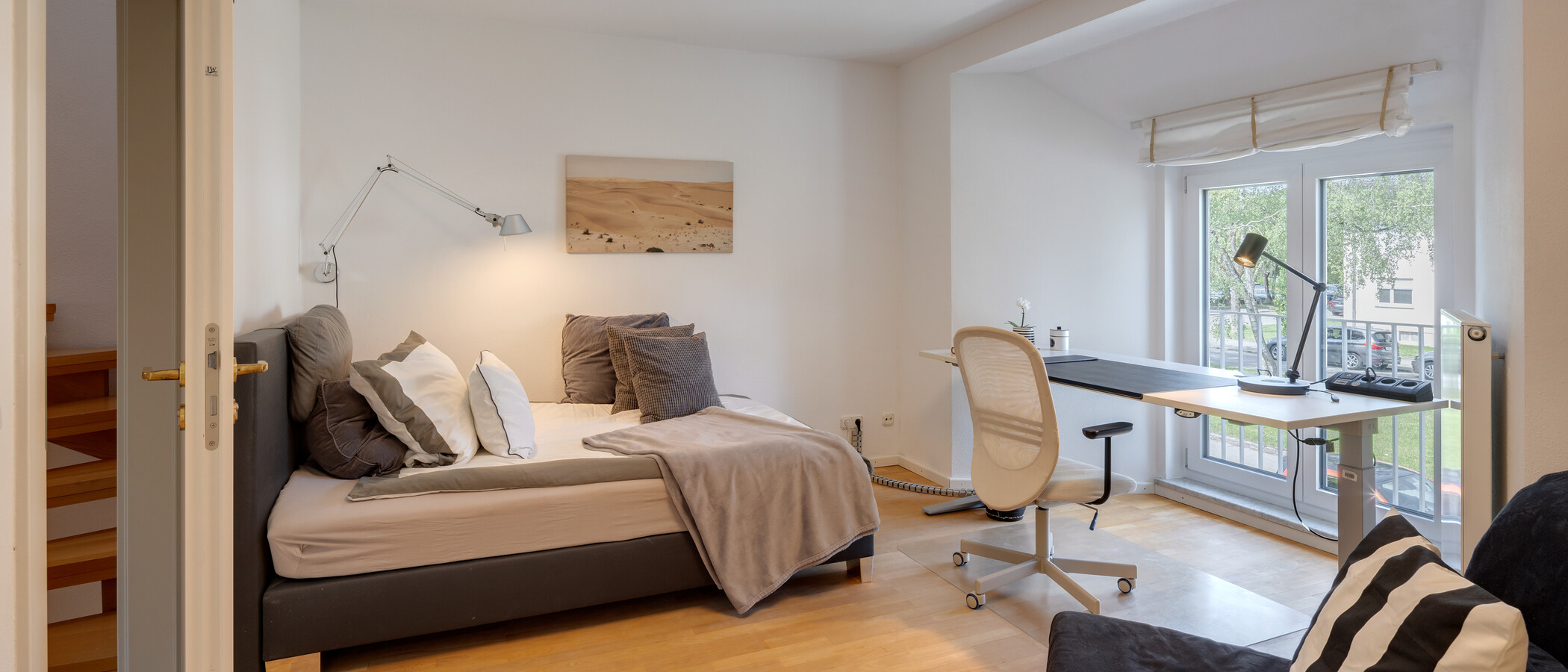 Reihenmittelhaus München Untergiesing 01 2. Schlafzimmer	 14900