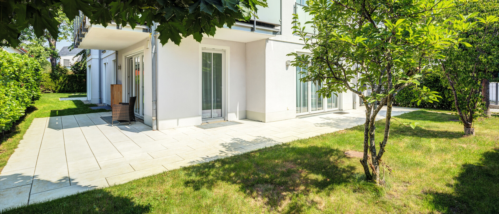 Gartenwohnung München Freimann 01 Terrasse 14904