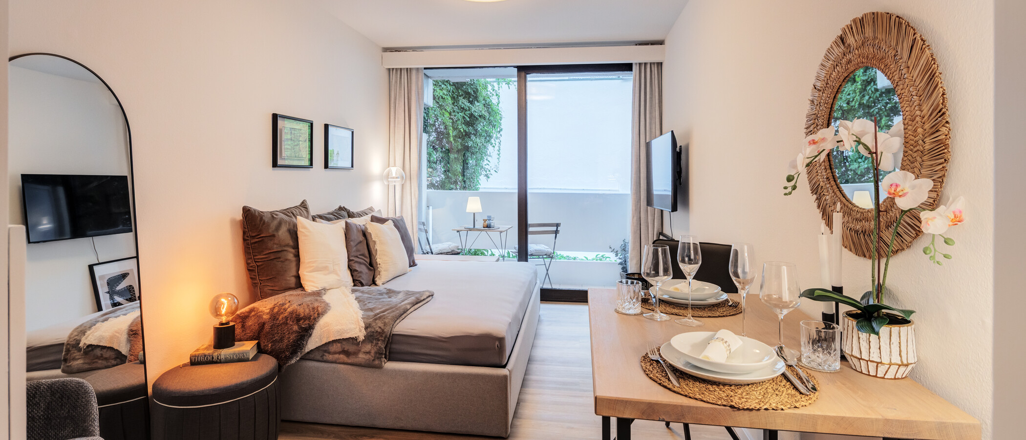 Apartment München Maxvorstadt - Universitätsviertel 01 Wohnbereich 14907