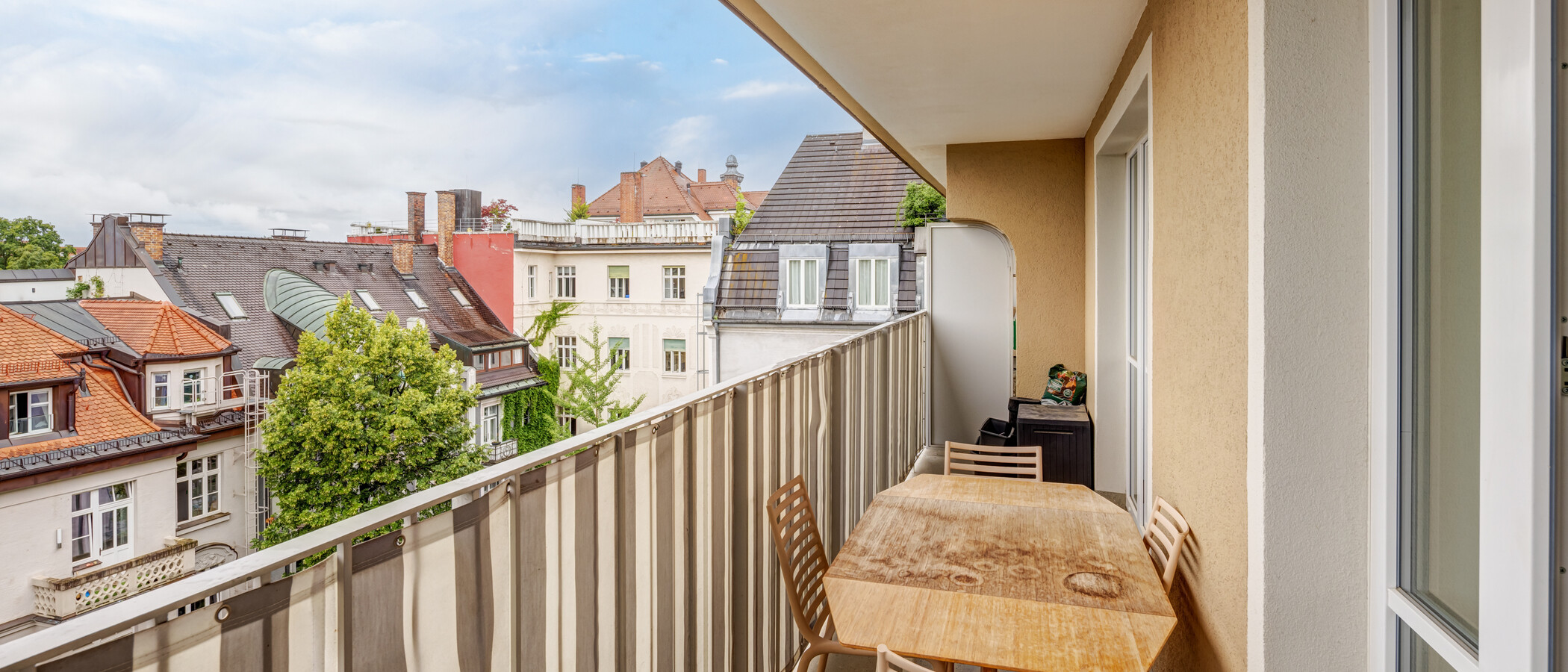 Maisonettewohnung München Schwabing 01 Balkon 14908