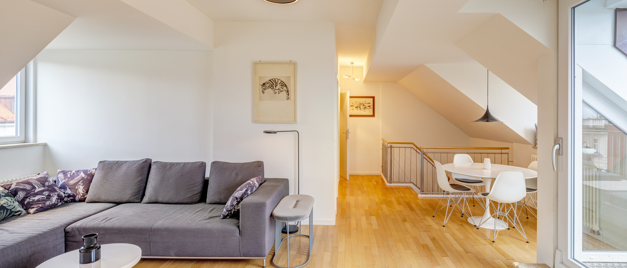 Maisonettewohnung München Schwabing 01 Wohnbereich 14908