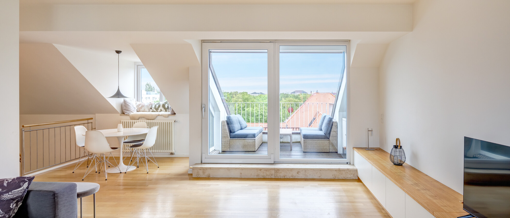 Maisonettewohnung München Schwabing 02 Wohnbereich 14908