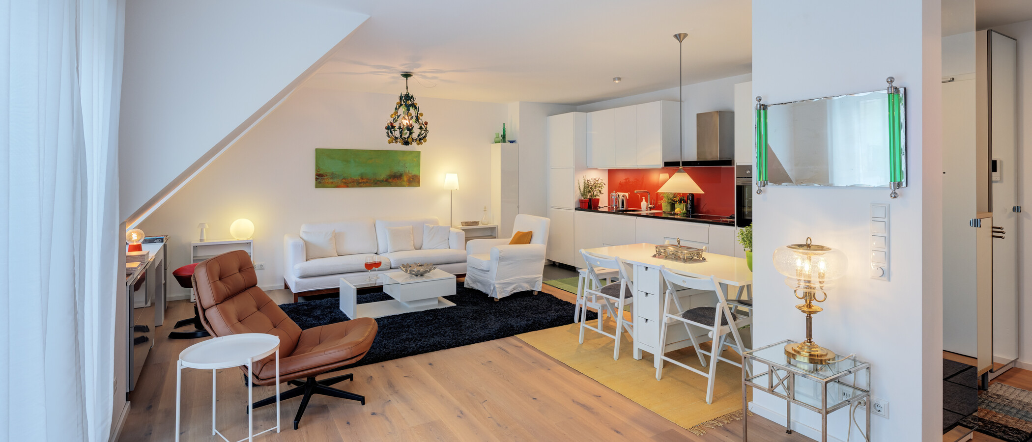 Dachgeschosswohnung München Allach 01 Wohnbereich 14913