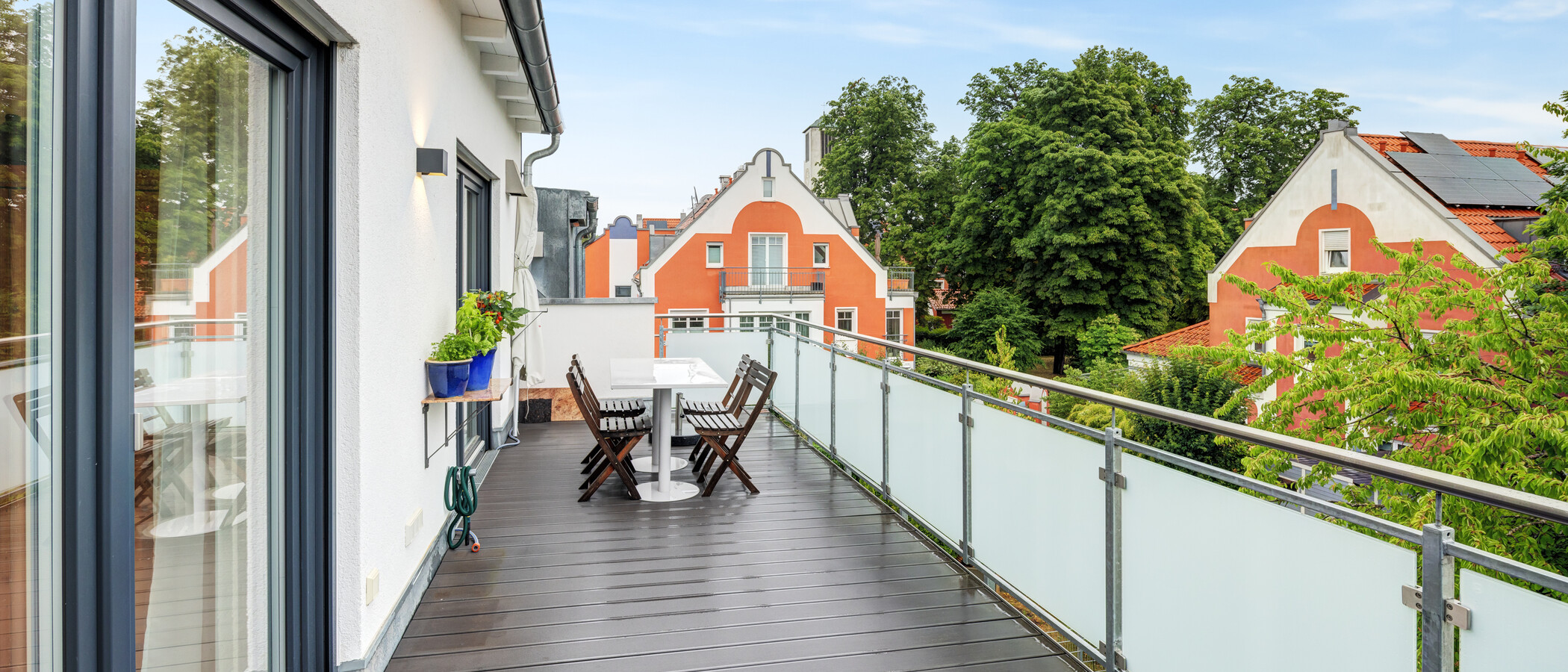 Dachgeschosswohnung München Allach 02 Dachterrasse 14913