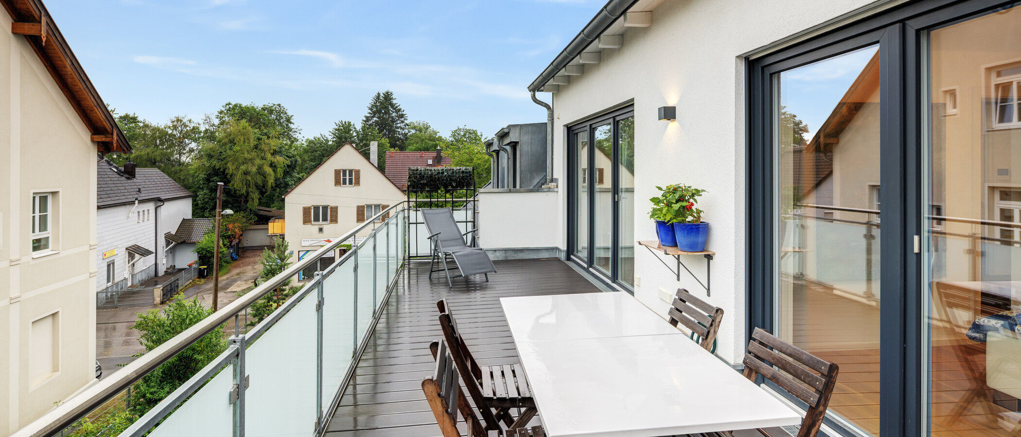 Dachgeschosswohnung München Allach 03 Dachterrasse 14913
