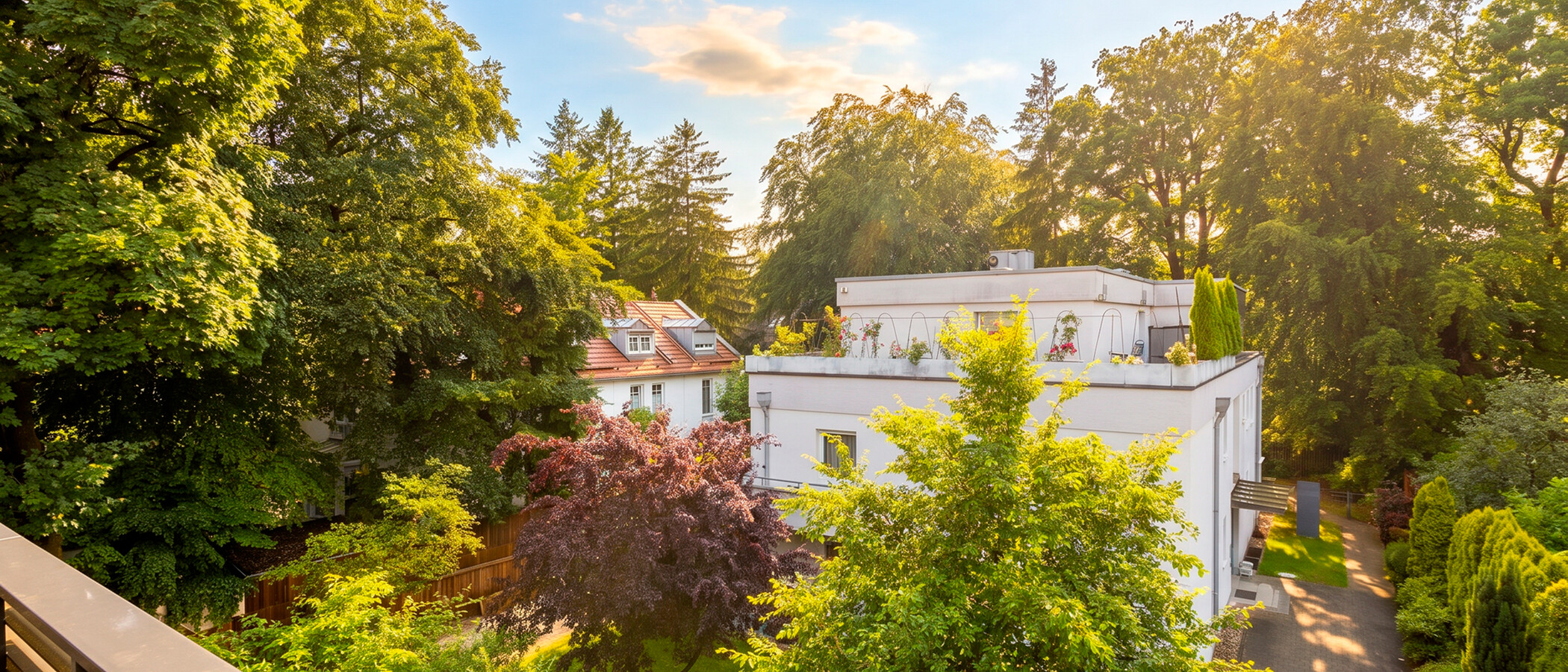 Dachterrassenwohnung München Menterschwaige 02 Aussicht 14914