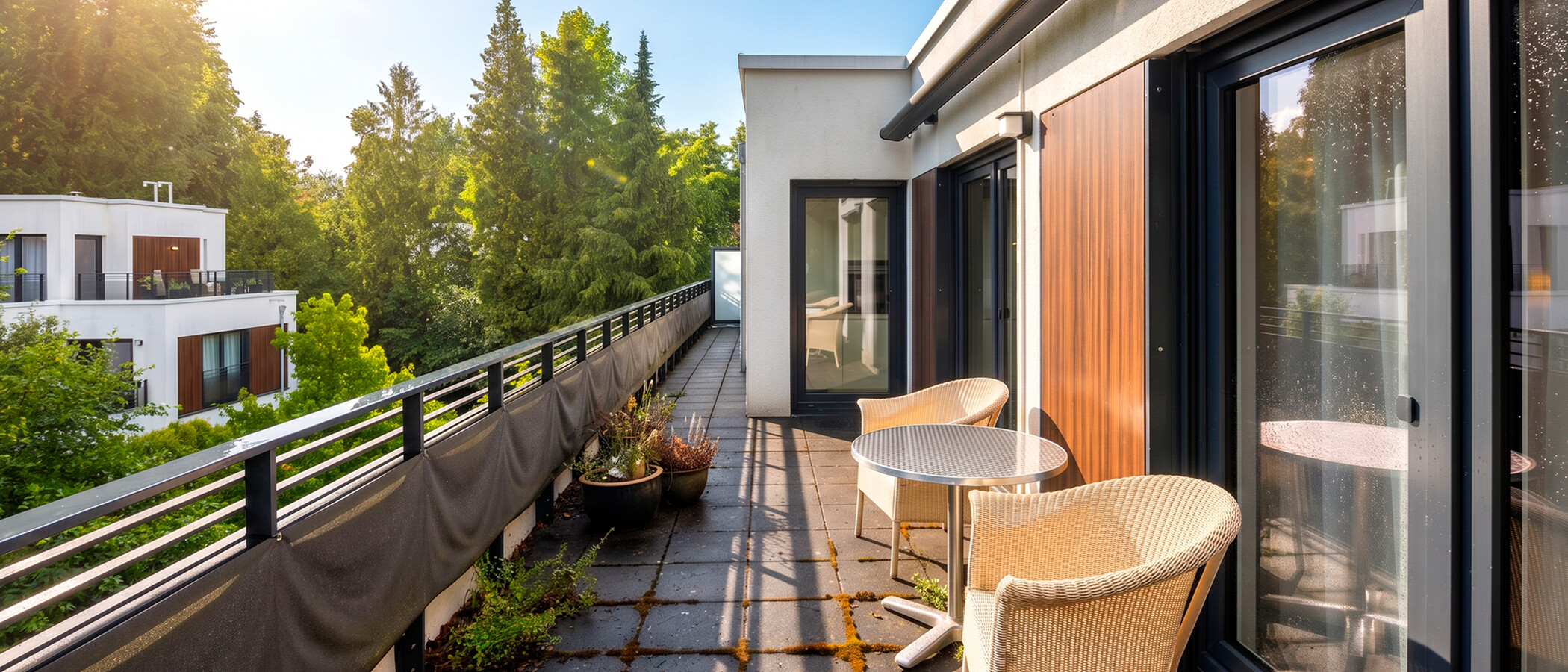 Dachterrassenwohnung München Menterschwaige 03 Dachterrasse 14914