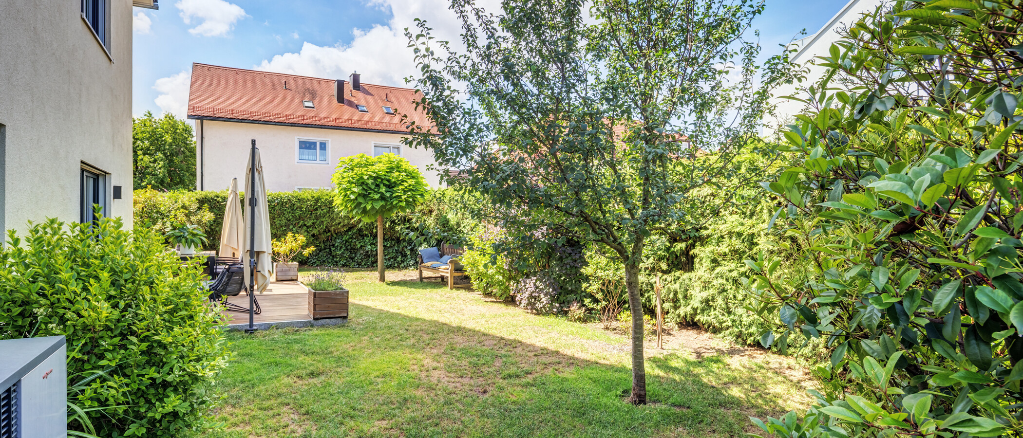 Doppelhaushälfte München Feldmoching 01 Garten 14917