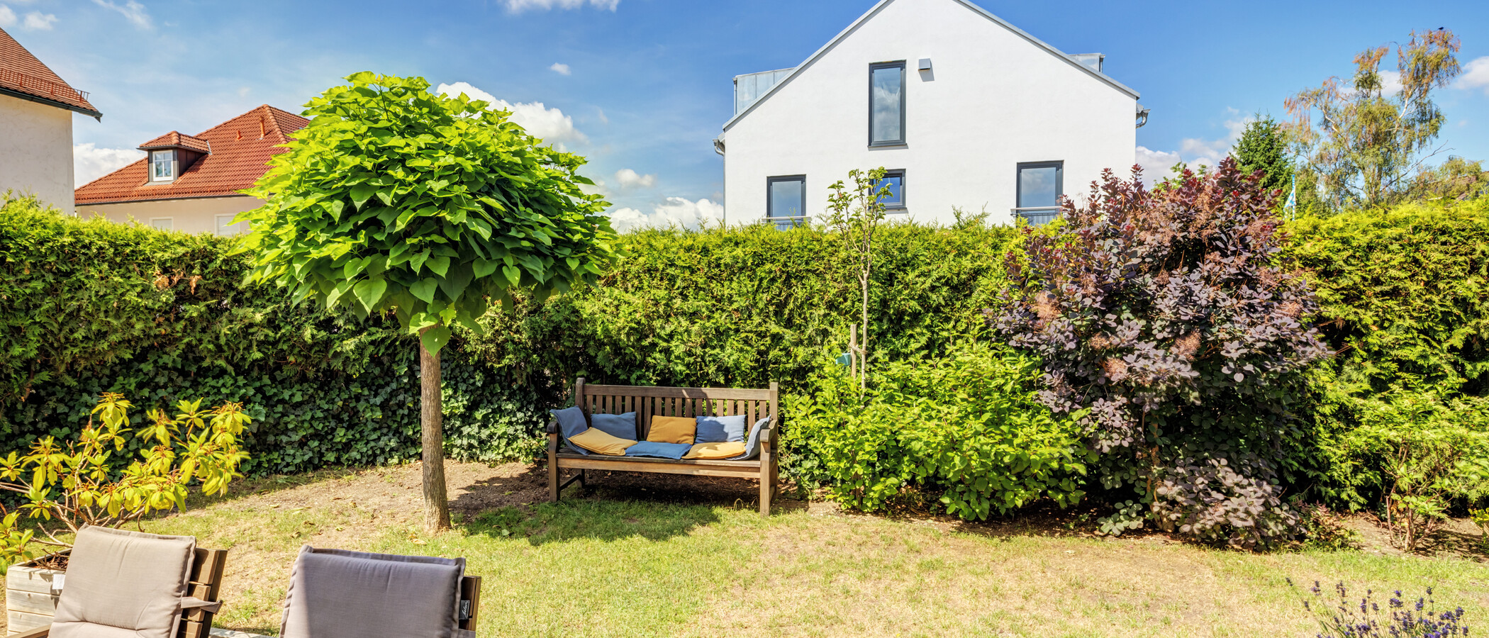 Doppelhaushälfte München Feldmoching 02 Garten 14917