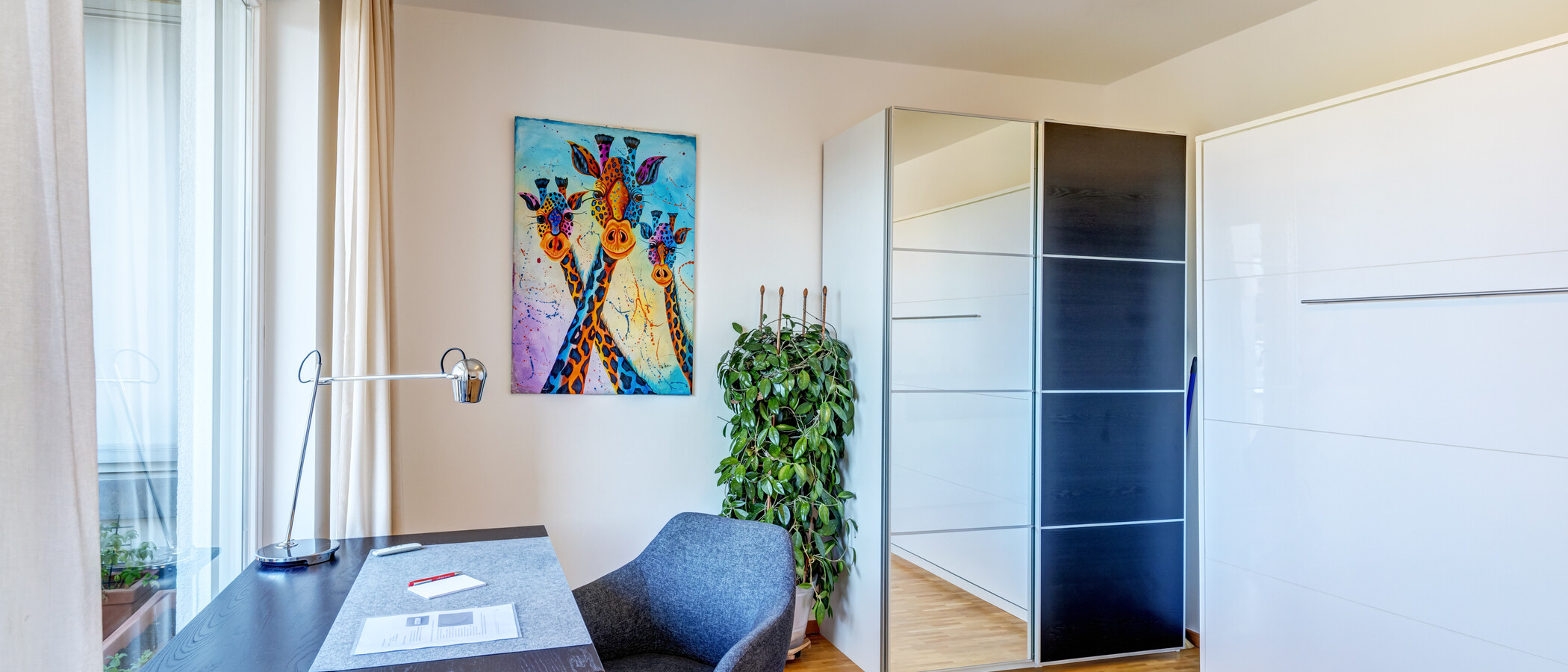 Wohnung München Parkstadt Schwabing 01 2. Schlafzimmer	 14918